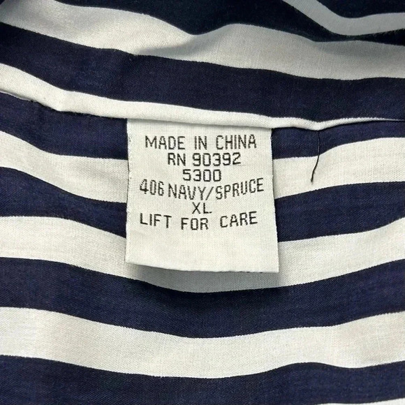 VTG 90s Hartwell Via Sport Blue Green Collar Zip Up Jacket Men XL Valero Logo - Picture 14 of 15